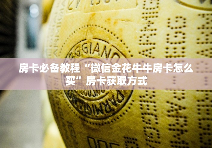 房卡必备教程“微信金花牛牛房卡怎么买”房卡获取方式