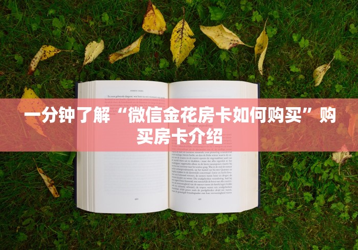 一分钟了解“微信金花房卡如何购买”购买房卡介绍 一分钟了解“微信金花房卡如何购买”购买房卡介绍