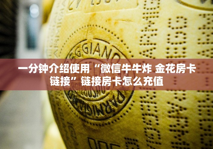 一分钟介绍使用“微信牛牛炸 金花房卡链接”链接房卡怎么充值