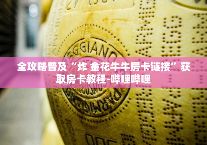 全攻略普及“炸 金花牛牛房卡链接”获取房卡教程-哔哩哔哩