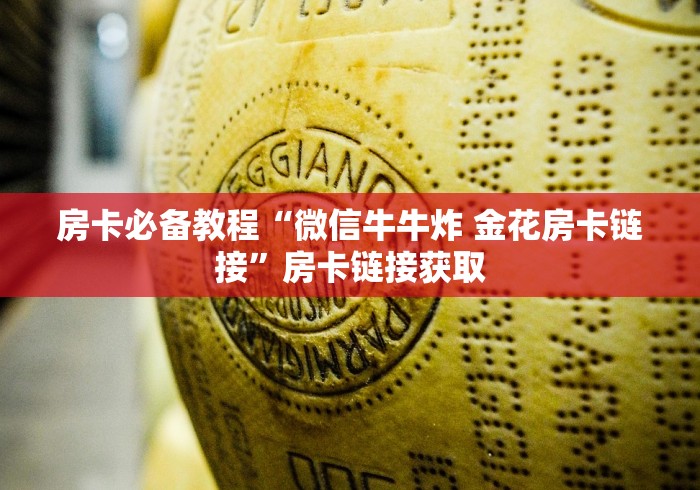 房卡必备教程“微信牛牛炸 金花房卡链接”房卡链接获取