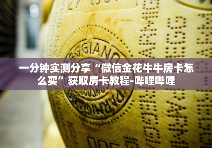 一分钟实测分享“微信金花牛牛房卡怎么买”获取房卡教程-哔哩哔哩