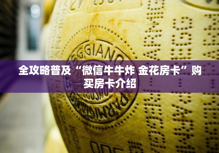 全攻略普及“微信牛牛炸 金花房卡”购买房卡介绍 全攻略普及“微信牛牛炸 金花房卡”购买房卡介绍