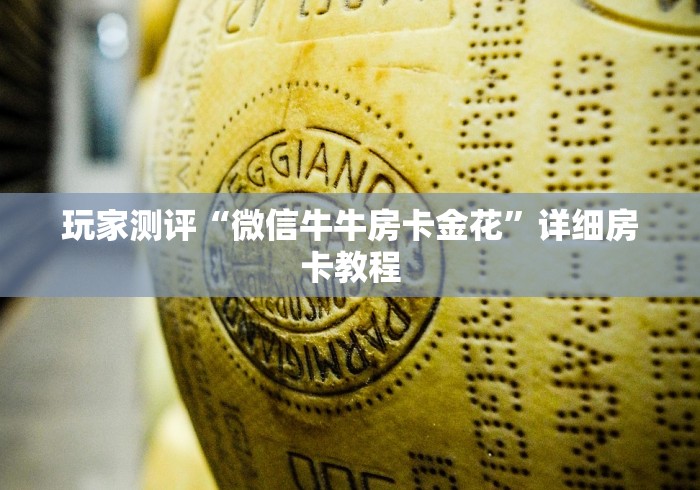 玩家测评“微信牛牛房卡金花”详细房卡教程