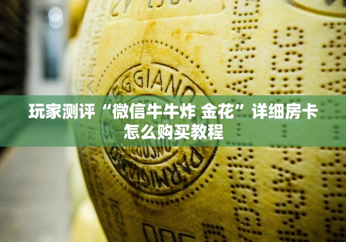 玩家测评“微信牛牛炸 金花”详细房卡怎么购买教程 玩家测评“微信牛牛炸 金花”详细房卡怎么购买教程