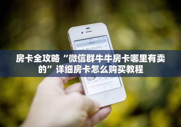 房卡全攻略“微信群牛牛房卡哪里有卖的”详细房卡怎么购买教程 房卡全攻略“微信群牛牛房卡哪里有卖的”详细房卡怎么购买教程