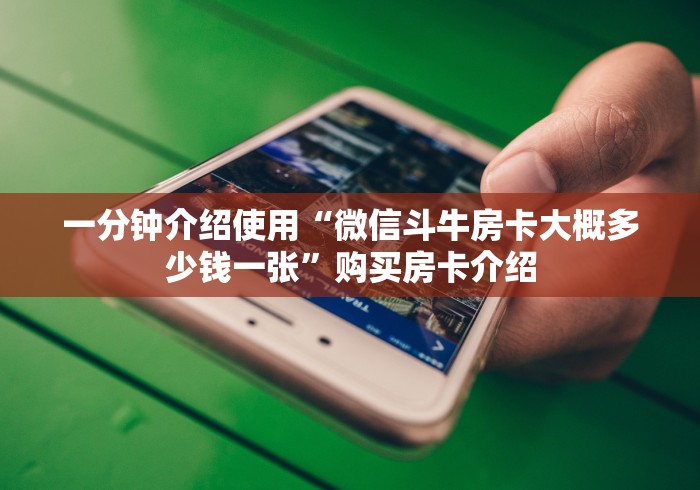 一分钟介绍使用“微信斗牛房卡大概多少钱一张”购买房卡介绍 一分钟介绍使用“微信斗牛房卡大概多少钱一张”购买房卡介绍